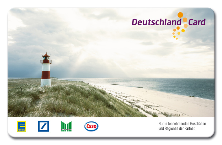 DeutschlandCard mit Strandmotiv