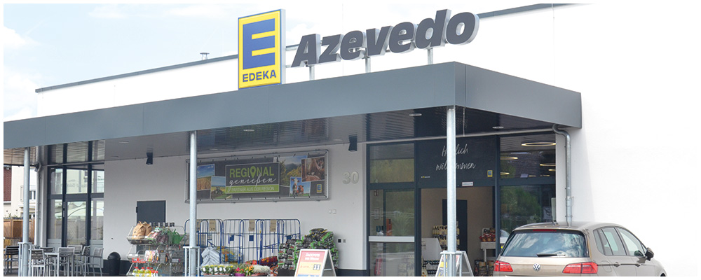 Herzlich willkommen im rund 1500 Quadratmeter großen Markt von EDEKA Azevedo.