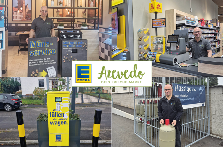 Service-Übersicht im Markt von EDEKA Azevedo