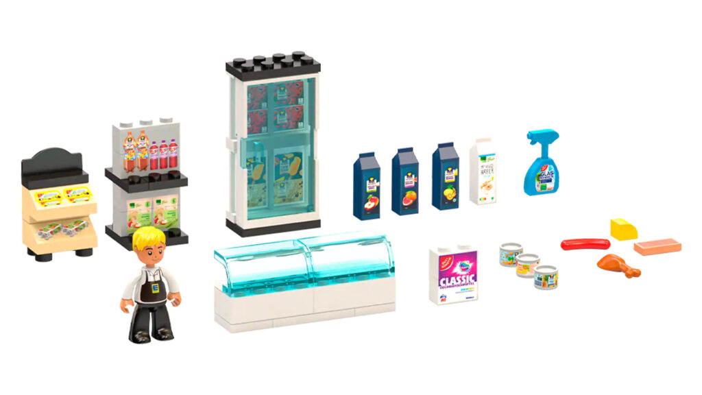 Bedientheken-Set mit 5 Treuepunkten für 2,49 Euro (7,99 Euro ohne) / 58 Bauteile