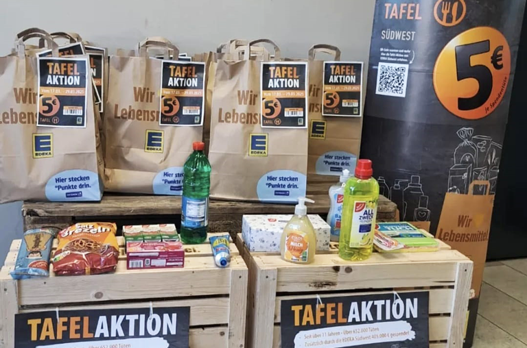 Tafelaktion der EDEKA Südwest