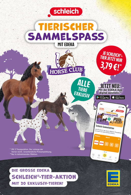 Tierischer Sammelspaß mit EDEKA - Horse Club