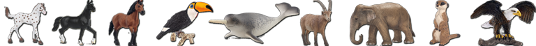 Tiere der Schleich-Treueaktion